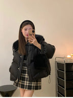 2025 New Women’s Short Cotton-Padded Winter Coat – Korean Loose Fit