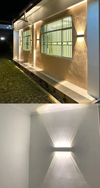 Waterproof IP65 LED Wall Lamp – 8W/12W Aluminum Outdoor Garden & Indoor Light for Bedroom, Living Room, Stairs