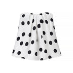 Dames Zomer Mouwloze Rugloze Polka Dot Tweedelige Set – Strapless Top & High-Waist Uitlopende Broek