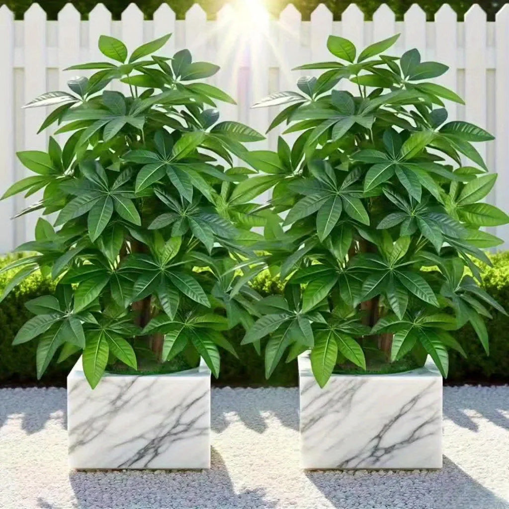 1pc Realistic Large Artificial Green Money Tree Palm – Outdoor Garden & Event Decoration