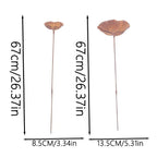 Vintage Flower-Shaped Metal Bird Bath with Garden Stake – Decorative Outdoor Bird Water Bowl for Garden, Lawn & Patio