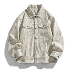 Japanese-Style Retro Corduroy Lapel Jacket – Autumn/Winter Casual Outerwear