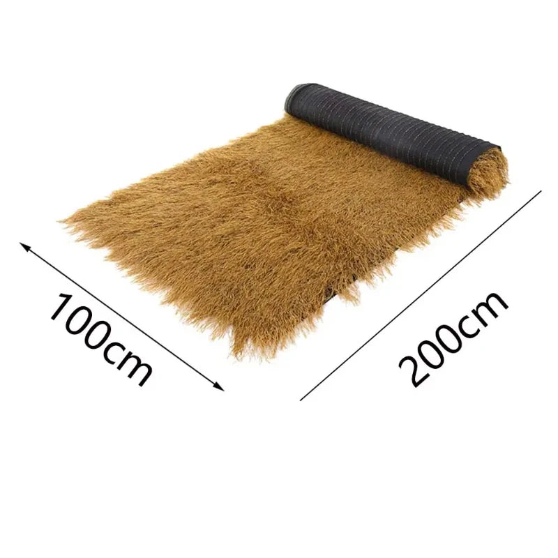 Artificial Thatched Roof Roll – Synthetic Plastic Roofing for Outdoor Decor