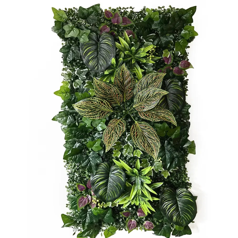 50 × 100cm Artificial Grass Wall Panel – Realistic Faux Greenery Plant Mat for Home, Wedding & Garden Decoration
