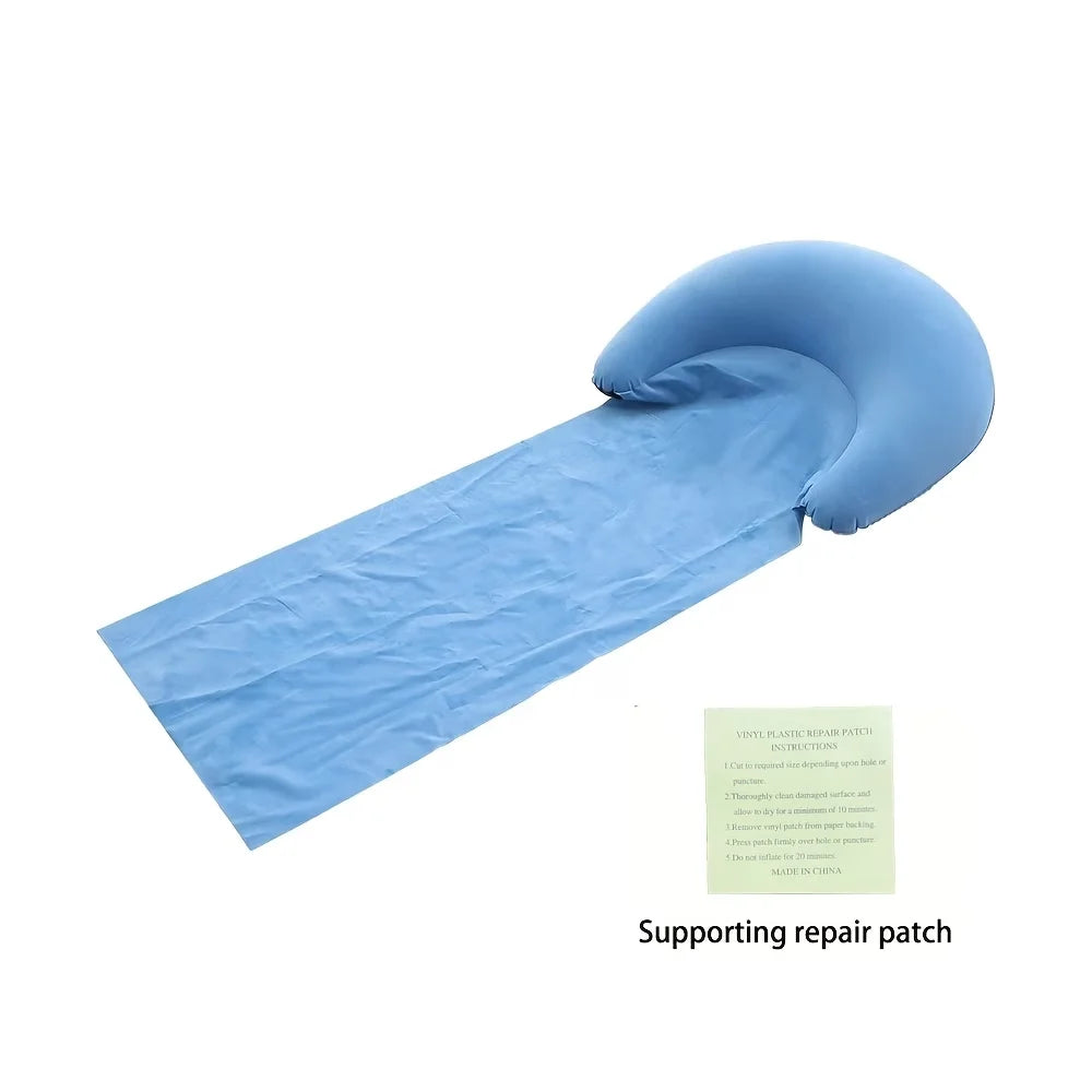 Beach Mat with Inflatable Headrest – Sand-Proof Foldable Camping & Picnic Mat