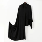 Women Muslim Instant Hijab – Large Jersey Shawl, Soft & Breathable Pullover Headwrap