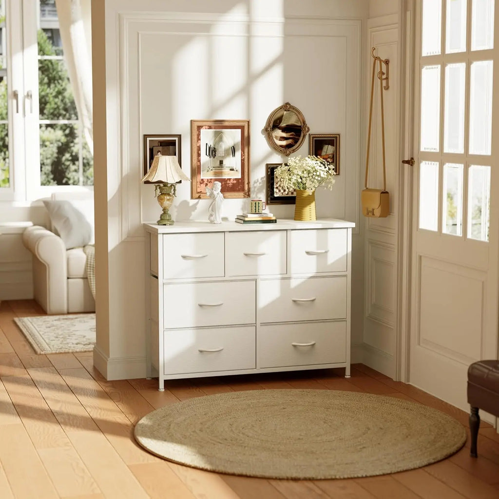 Unité de rangement en tissu à 7 tiroirs