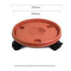 260mm Plant Mover With Wheels Plant Support Roller Universal Flower Pot Wheels Base Movable Tray Plant Stand With Rollers