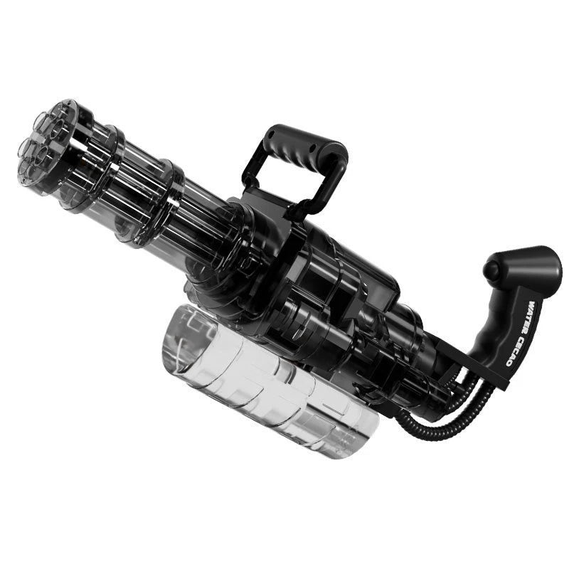 Rotating Spitfire Gatling Electric Water Gun – High-Pressure Continuous Pulse Water Blaster