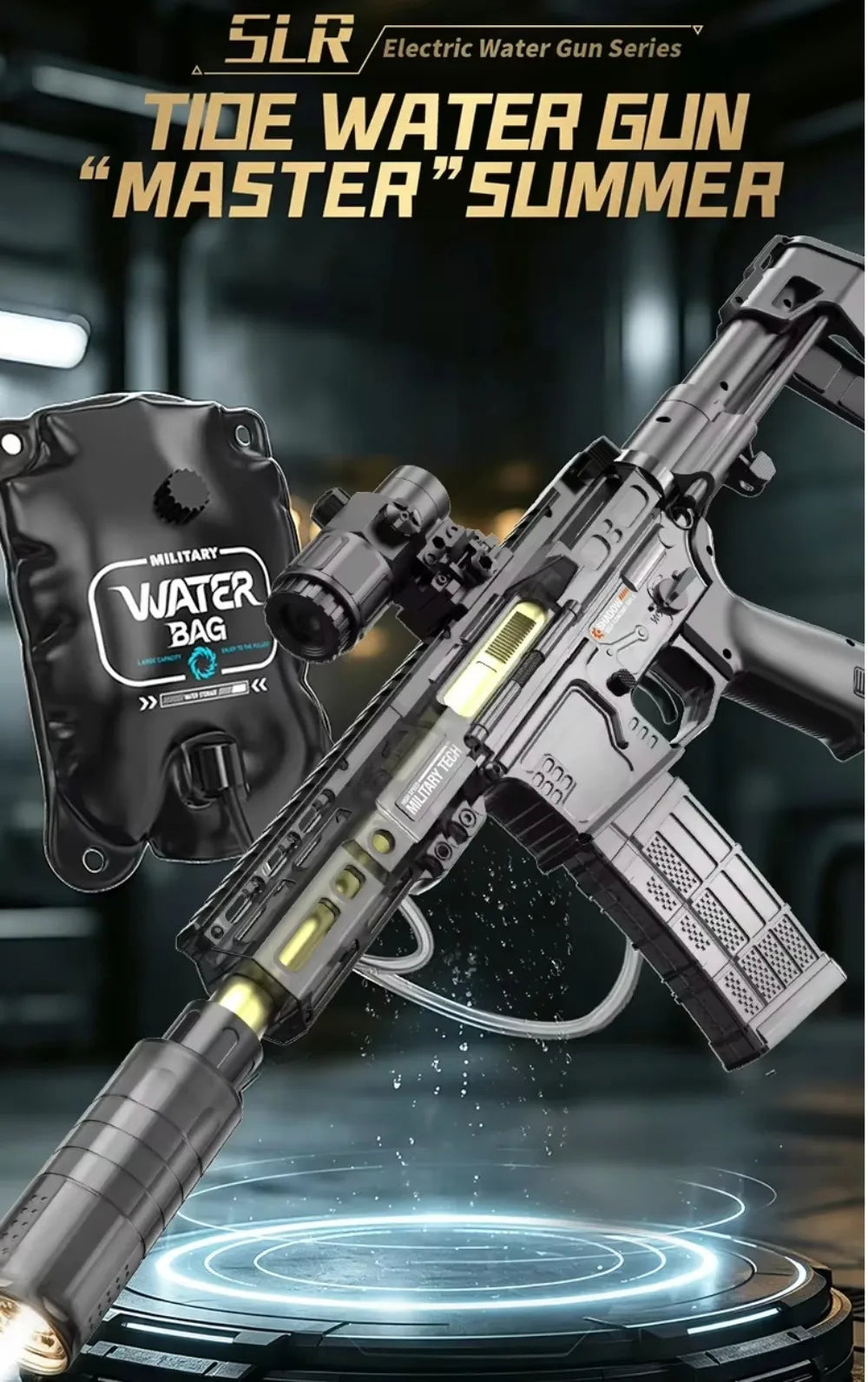 Electric Water Sprayer Toy with Long-Range Continuous Water Flow – Large Capacity Summer Outdoor Water Play Toy