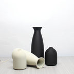 2PCS Boho Decorative Dry Vases – Modern Art Ornaments for Home, Office, Entryway & Shelf Decor