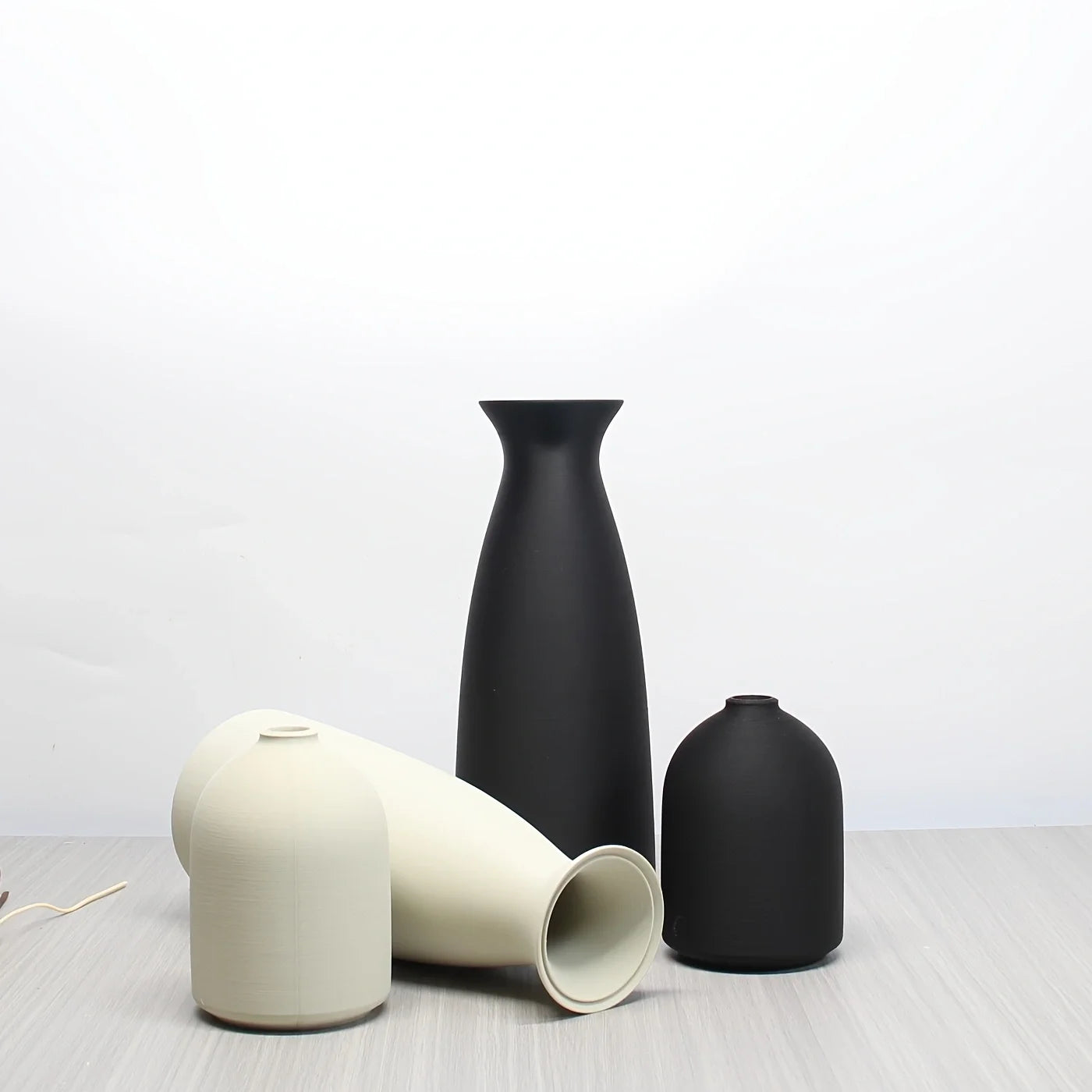 2PCS Boho Decorative Dry Vases – Modern Art Ornaments for Home, Office, Entryway & Shelf Decor