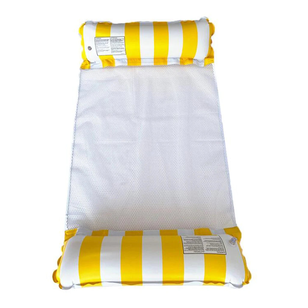 Inflatable Water Hammock Floating Bed – Portable Pool Lounge Chair for Adults