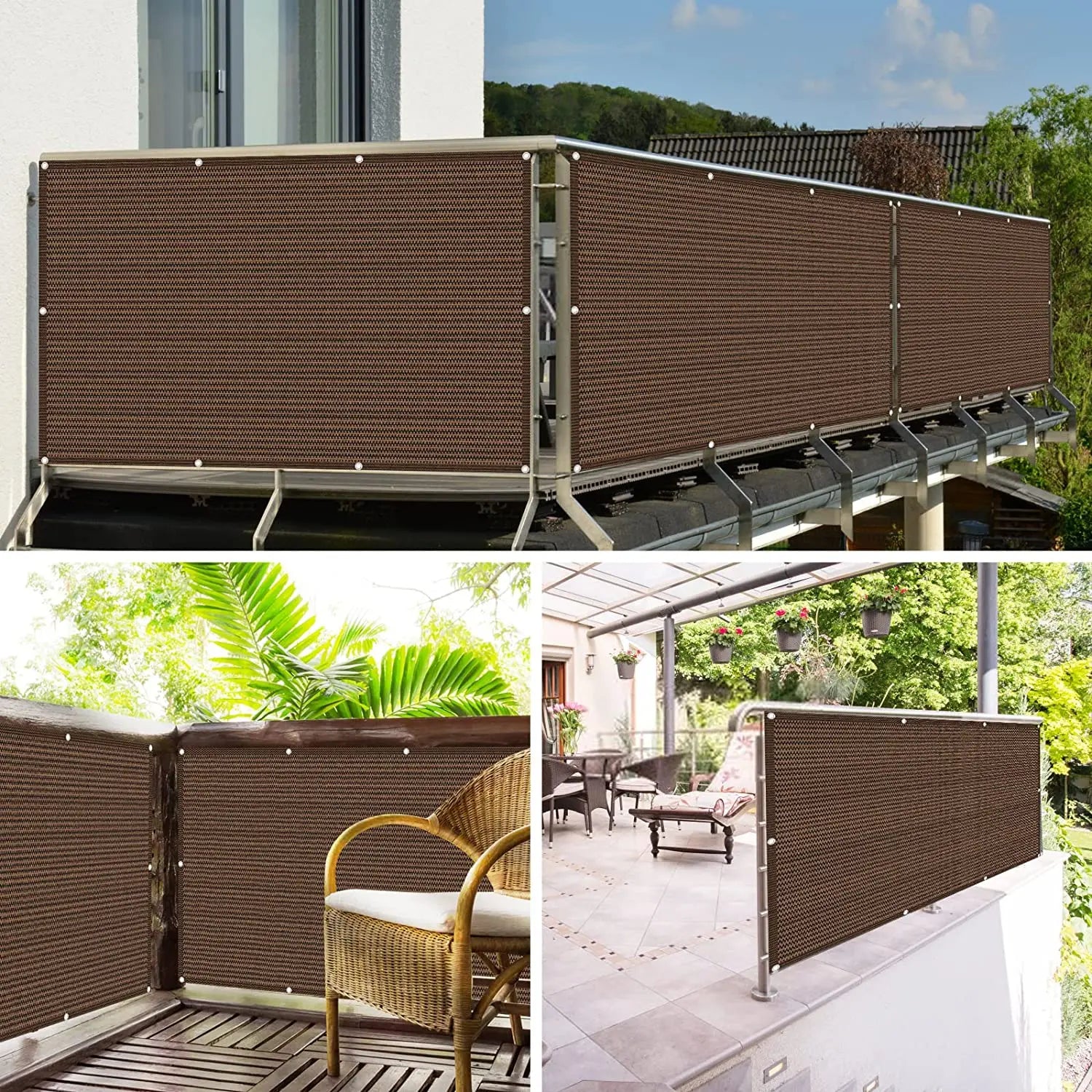 Green Fence Privacy Screen Windscreen – Heavy Duty Outdoor Privacy Barrier