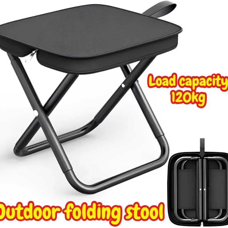 Lightweight Folding Tourist Chair – Portable Heavy-Duty Outdoor Camping & Fishing Stool