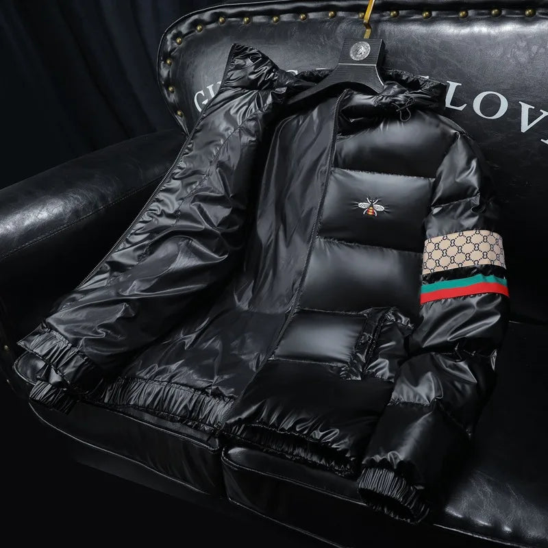 Winter Men's Casual Hooded Down Jacket – Warm, Stylish & Urban Design