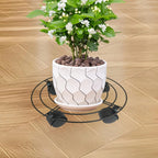Rolling Plant Stand with Wheels Plant Pallet Caddies Flower Pot Mover for Potted Trees
