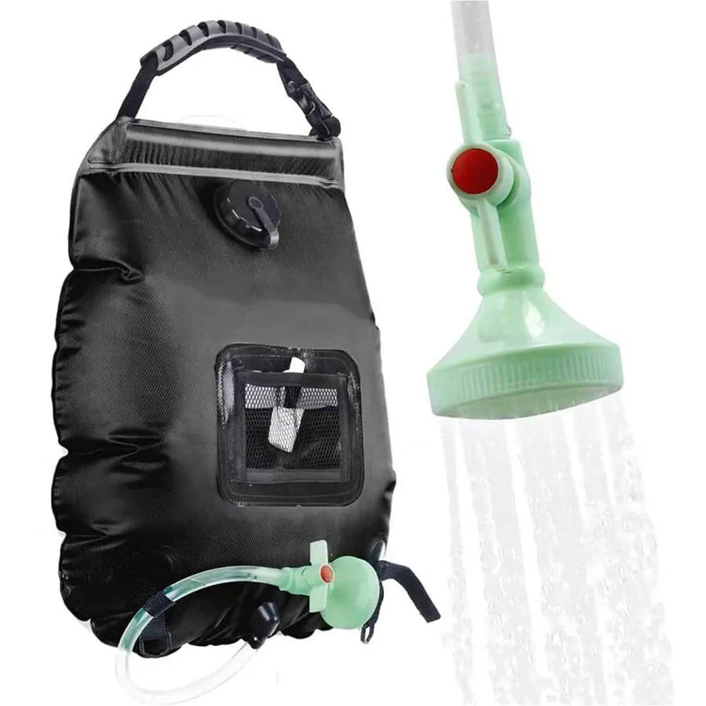Solar Shower Bag 20L – Portable Outdoor Camping Solar Heated Shower