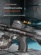 Simulated Recoil Electric Water Gun – Automatic Sensor Lights Water Pistol Toy