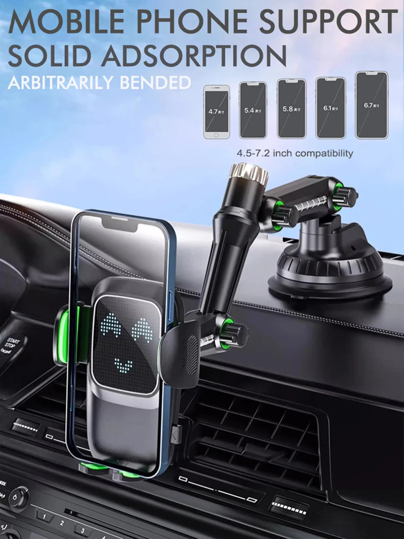 Universal Large Truck Extended Suction Cup Type Car Holder Fixed Shockproof Mobile Phone Stand Big Joint GPS Navigation Holder