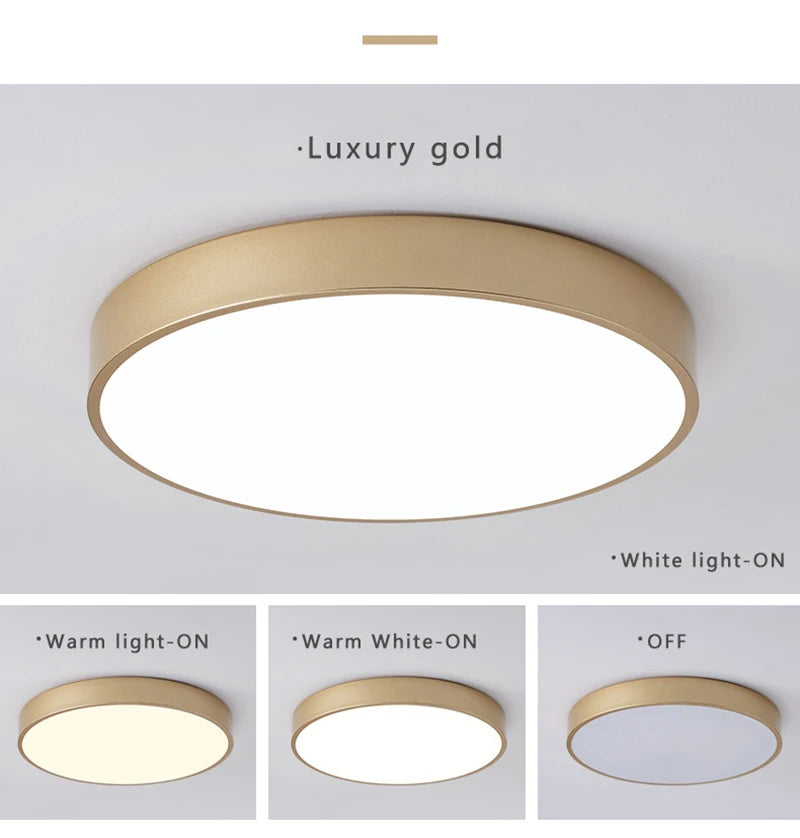 Macaron LED Nordic Ceiling Light – Modern Minimalist Lighting for Home