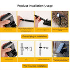 10 LEDs Waterproof Outdoor Solar Spotlight