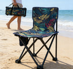 Portable Folding Stool Mini Camping Chair – Lightweight Outdoor Beach Chair with Carry Bag
