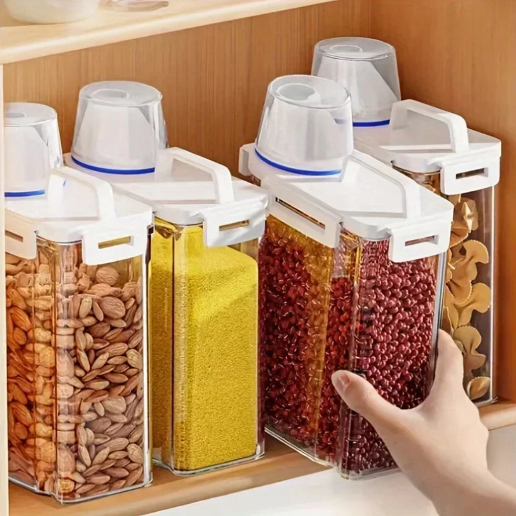2.5L Food Grade Grain Storage Box – Airtight Rice & Miscellaneous Storage Tank