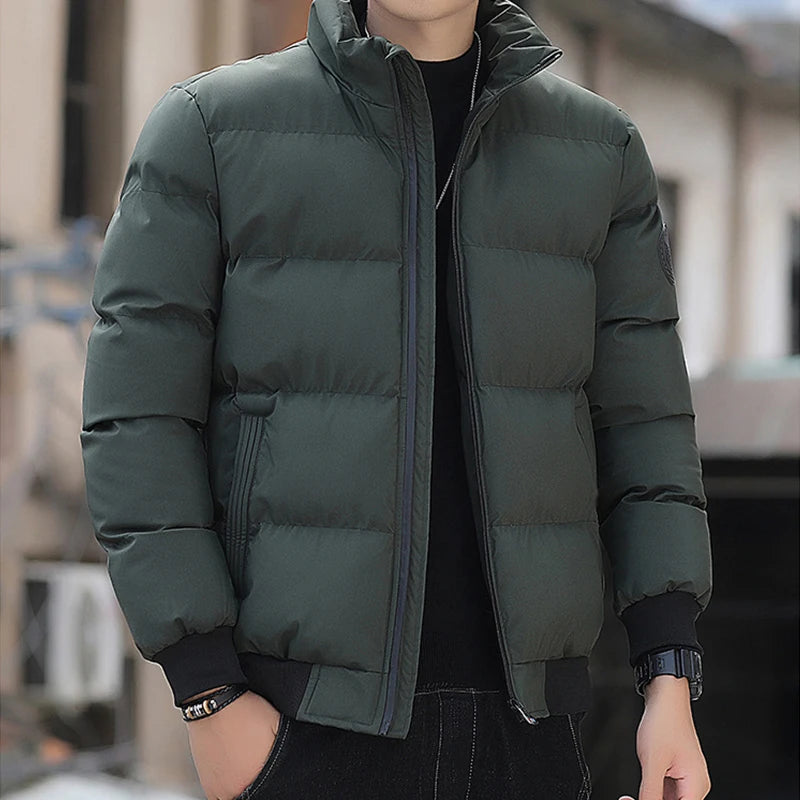 Men’s Autumn Winter Windbreaker Jacket – Warm Casual Parka