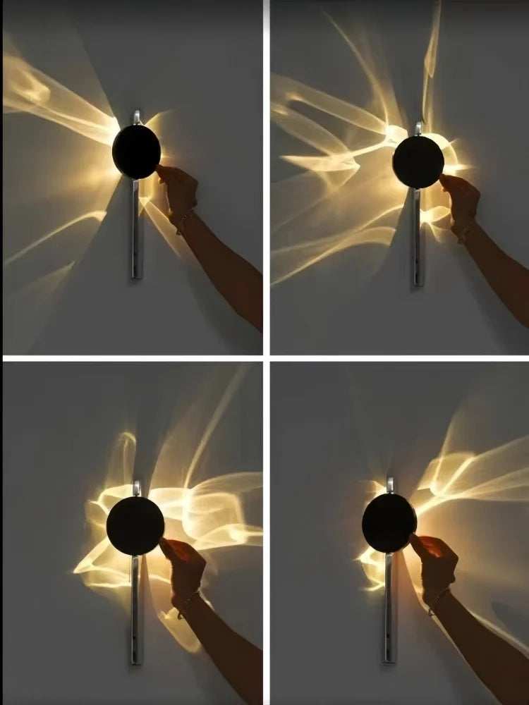 Modern Luxury LED Wall Lamp – Rotatable Corridor Sconce Light for Bedroom & Living Room Decor