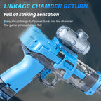 Summer Electric Automatic Water Gun with Flashing Lights & Long-Range Spray