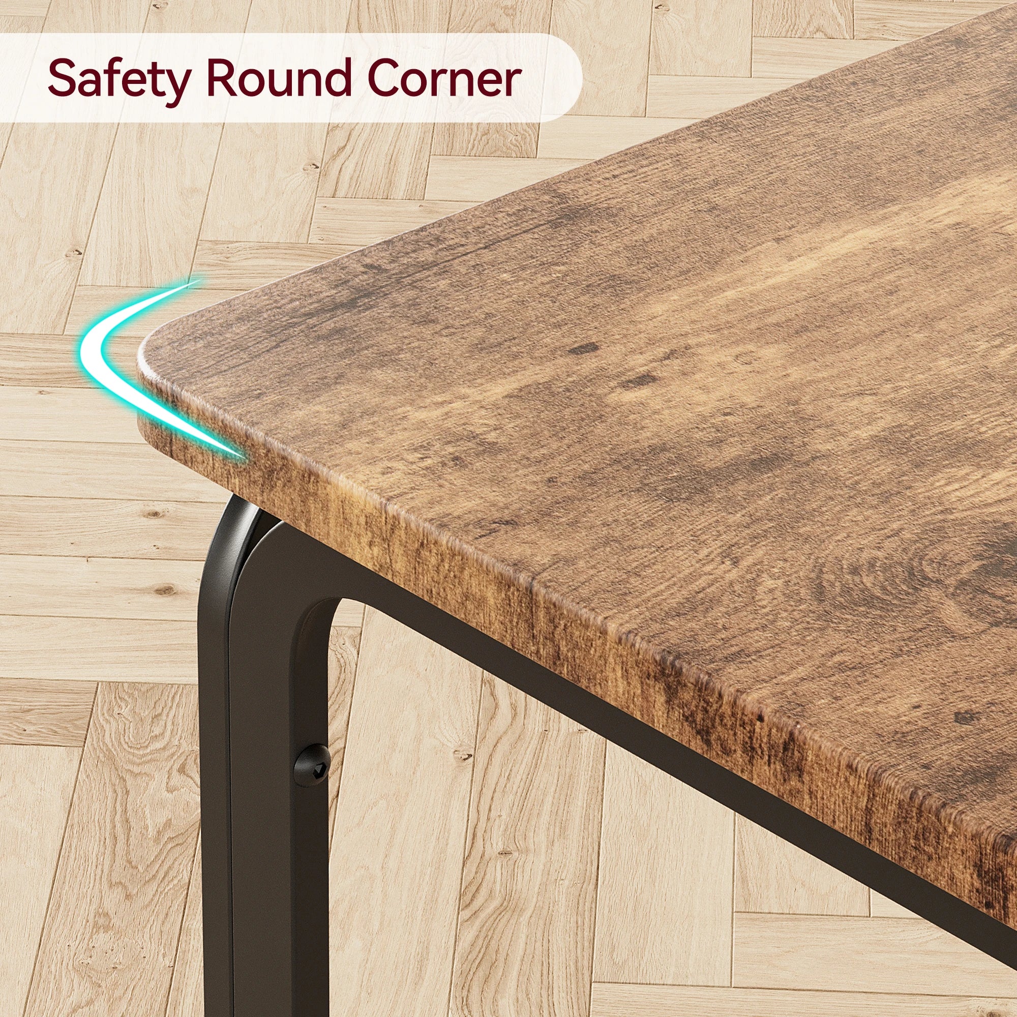 Eettafel voor 2 – Kleine vierkante keuken-eethoek met gestoffeerde stoelen