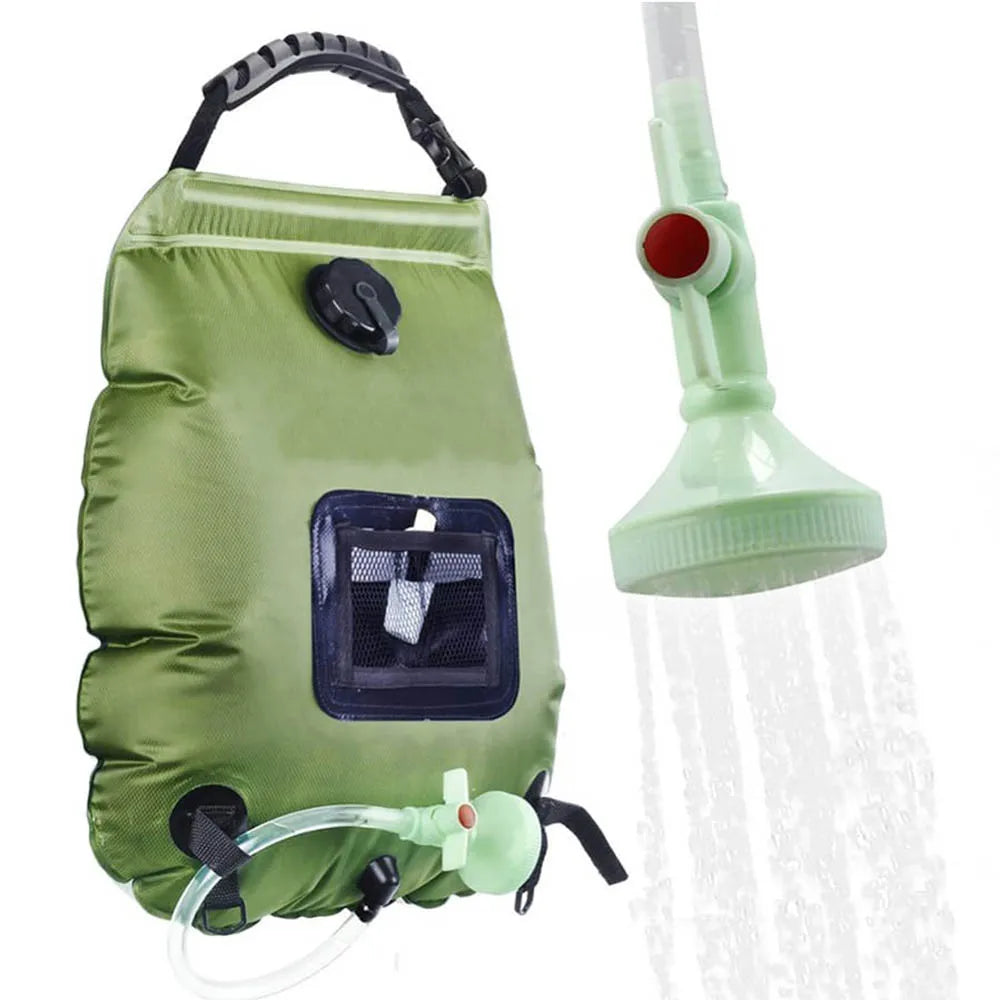Solar Shower Bag 20L – Portable Outdoor Camping Solar Heated Shower