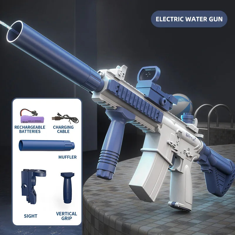 M416 Electric Water Gun – Full Automatic Summer Water Blaster for Outdoor Fun