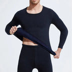 Winter Fleece-Lined Ultra Soft Thermal Underwear Set for Men — Top & Bottom