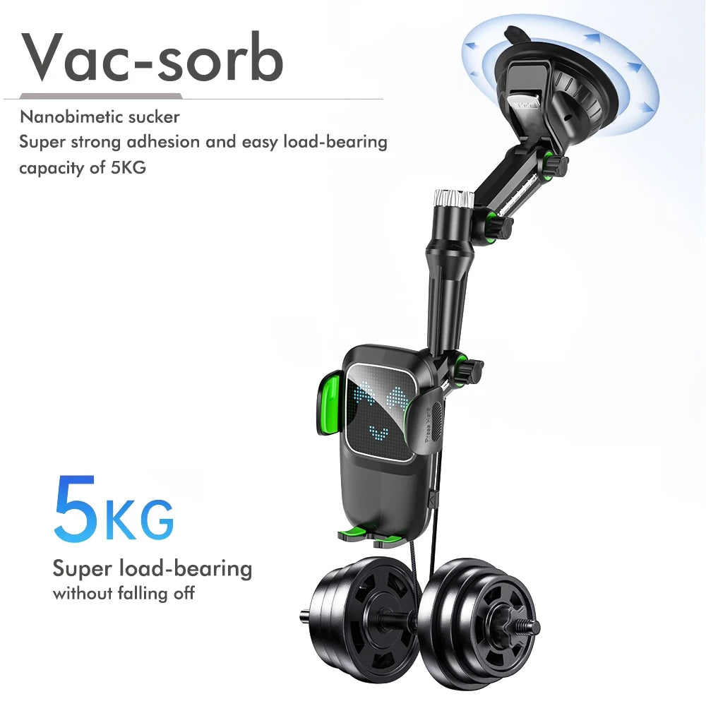 Universal Large Truck Extended Suction Cup Type Car Holder Fixed Shockproof Mobile Phone Stand Big Joint GPS Navigation Holder