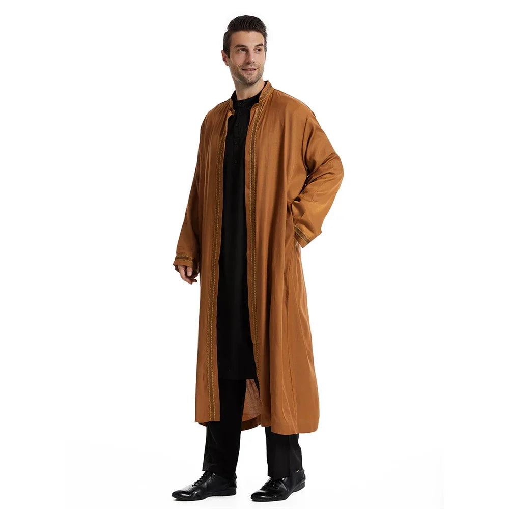 Black Kimono Jubba Thobe for Men Black Kimono Jubba Thobe for Men