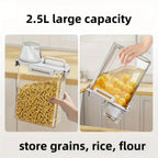 2.5L Food Grade Grain Storage Box – Airtight Rice & Miscellaneous Storage Tank
