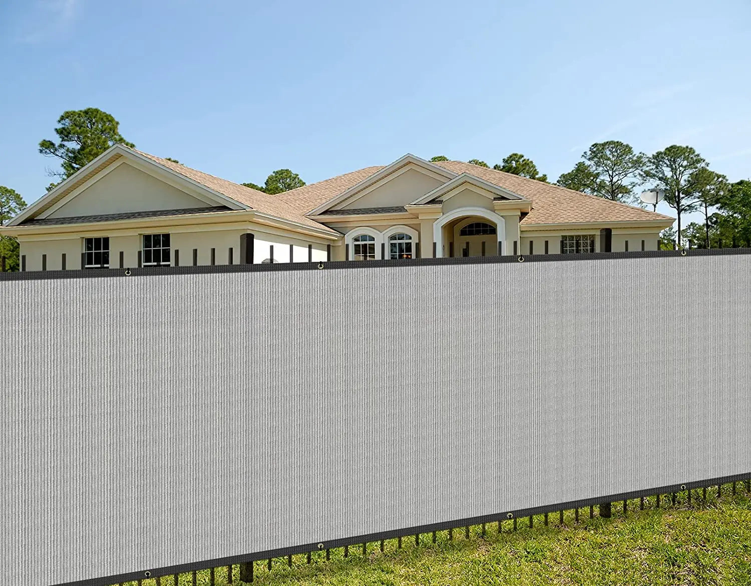 Green Fence Privacy Screen Windscreen – Heavy Duty Outdoor Privacy Barrier