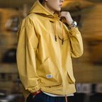 Maden Casual Outdoor Multi-Pocket Hooded Jacket – Men’s Spring & Fall Parka