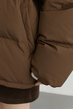 CHIC VEN Women’s 90% White Duck Down Jacket – Autumn/Winter Stand Collar Coat