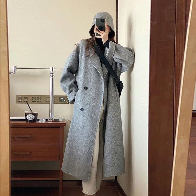 Autumn Winter Women’s Woolen Coat