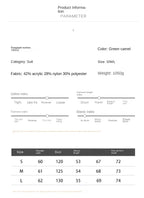 Women’s Turtleneck Knitted Sweater Set – Loose Casual Two-Piece Winter Outfit