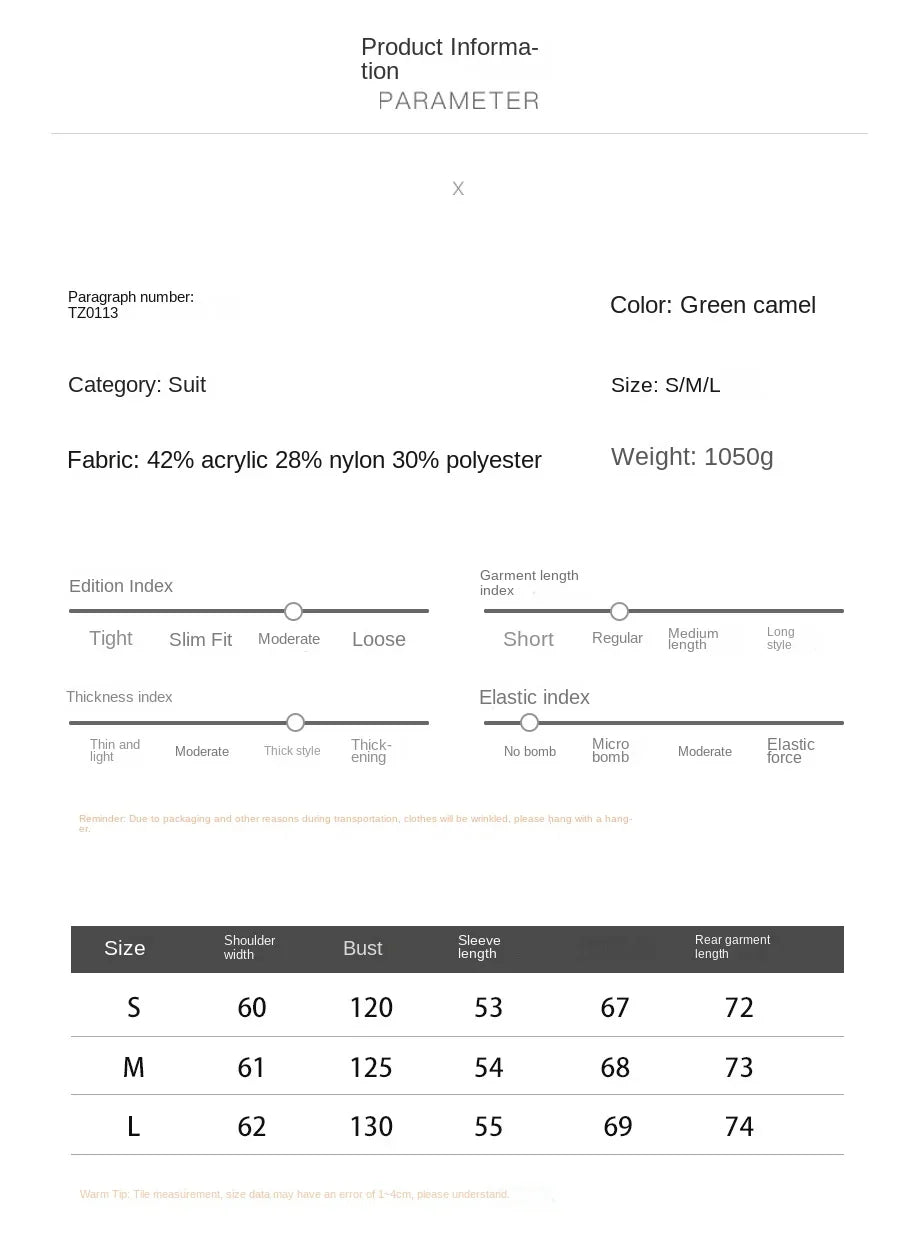 Women’s Turtleneck Knitted Sweater Set – Loose Casual Two-Piece Winter Outfit