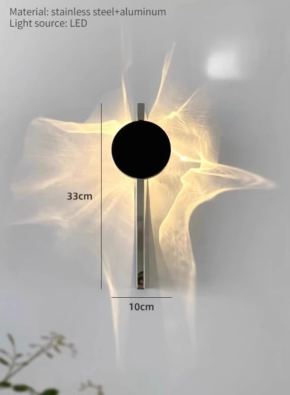 Modern Luxury LED Wall Lamp – Rotatable Corridor Sconce Light for Bedroom & Living Room Decor