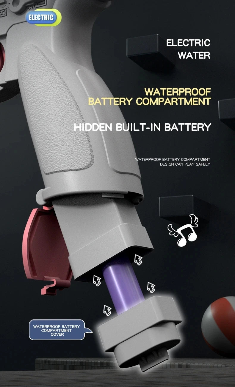 M416 Electric Water Gun – Full Automatic Summer Water Blaster for Outdoor Fun
