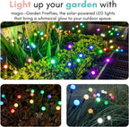 Solar Powered Firefly Waterproof Vibrant Garden Lights