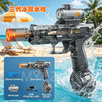 Electric Water Gun Automatic Continuous Firing – Long Range Water Blaster with Lights