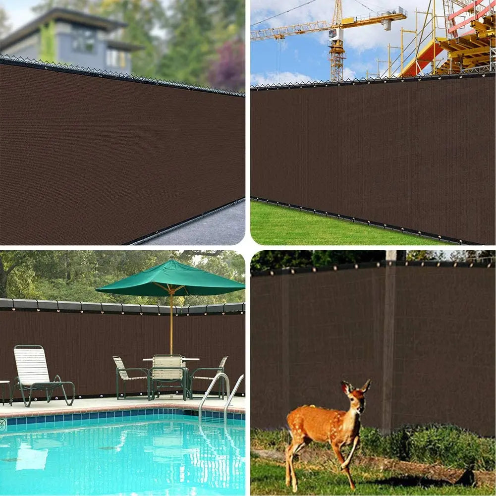 Green Fence Privacy Screen Windscreen – Heavy Duty Outdoor Privacy Barrier