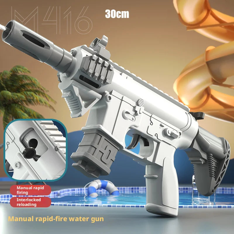 M416 Manual Water Gun – Summer Outdoor Water Fight Toy